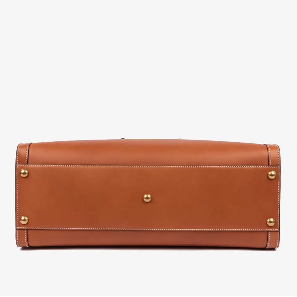 Gucci Leather Maxi bamboo Tote - Picture 2 of 6